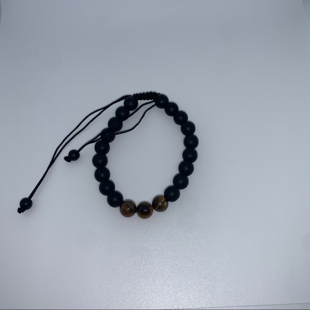 Black & Tiger Eye Bracelet